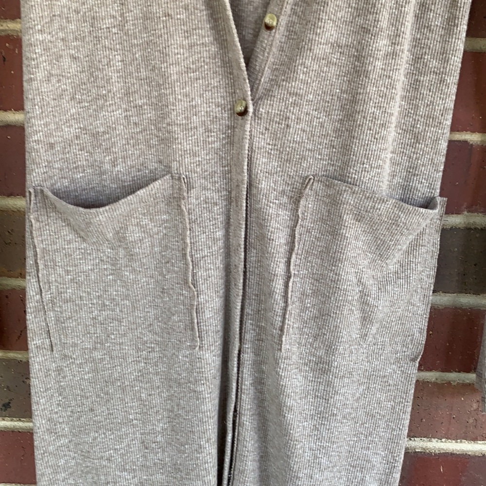 Long Ribbed Cardigan - Picture 2 of 4